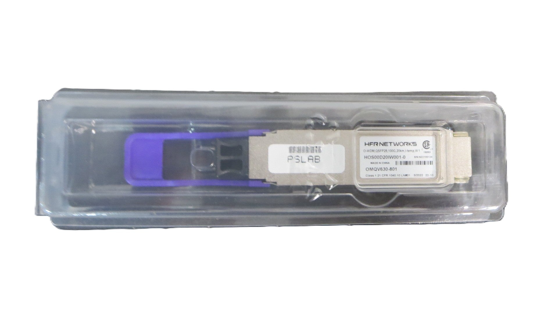 O-WDM QSFP28 100G 20km I-TEMP W1