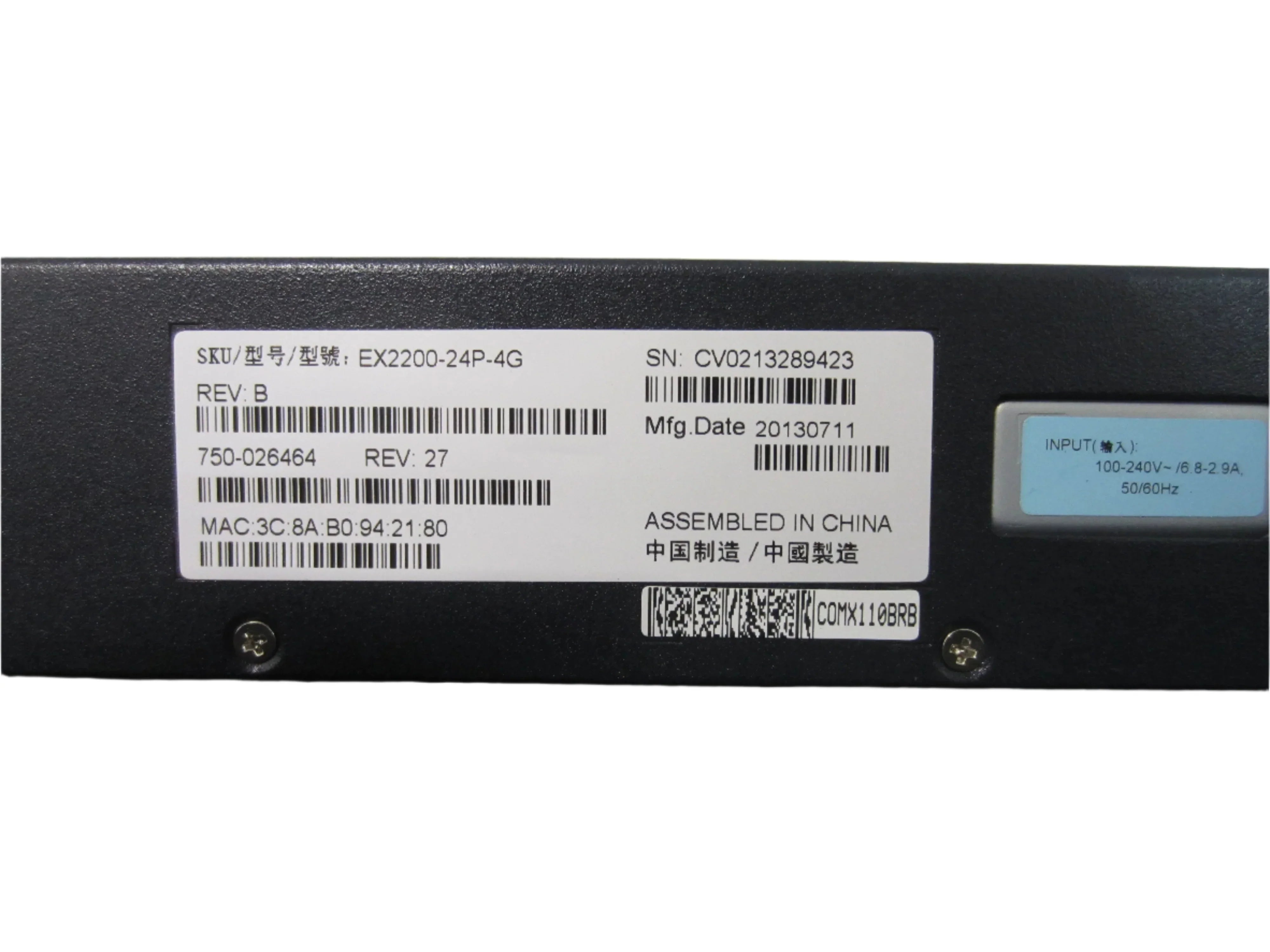 24-port 10/100/1000BASE-T Ethernet Switch