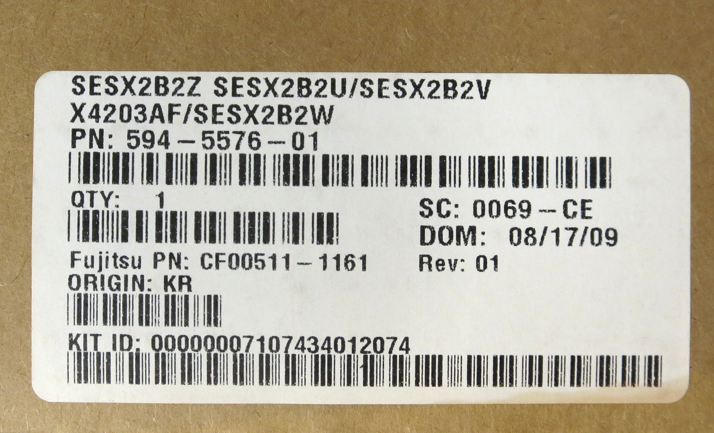 4GB Kit (2x2GB) DDR-266MHz PC-2100 ECC Registered CL2.5 184-Pin DIMM Memory