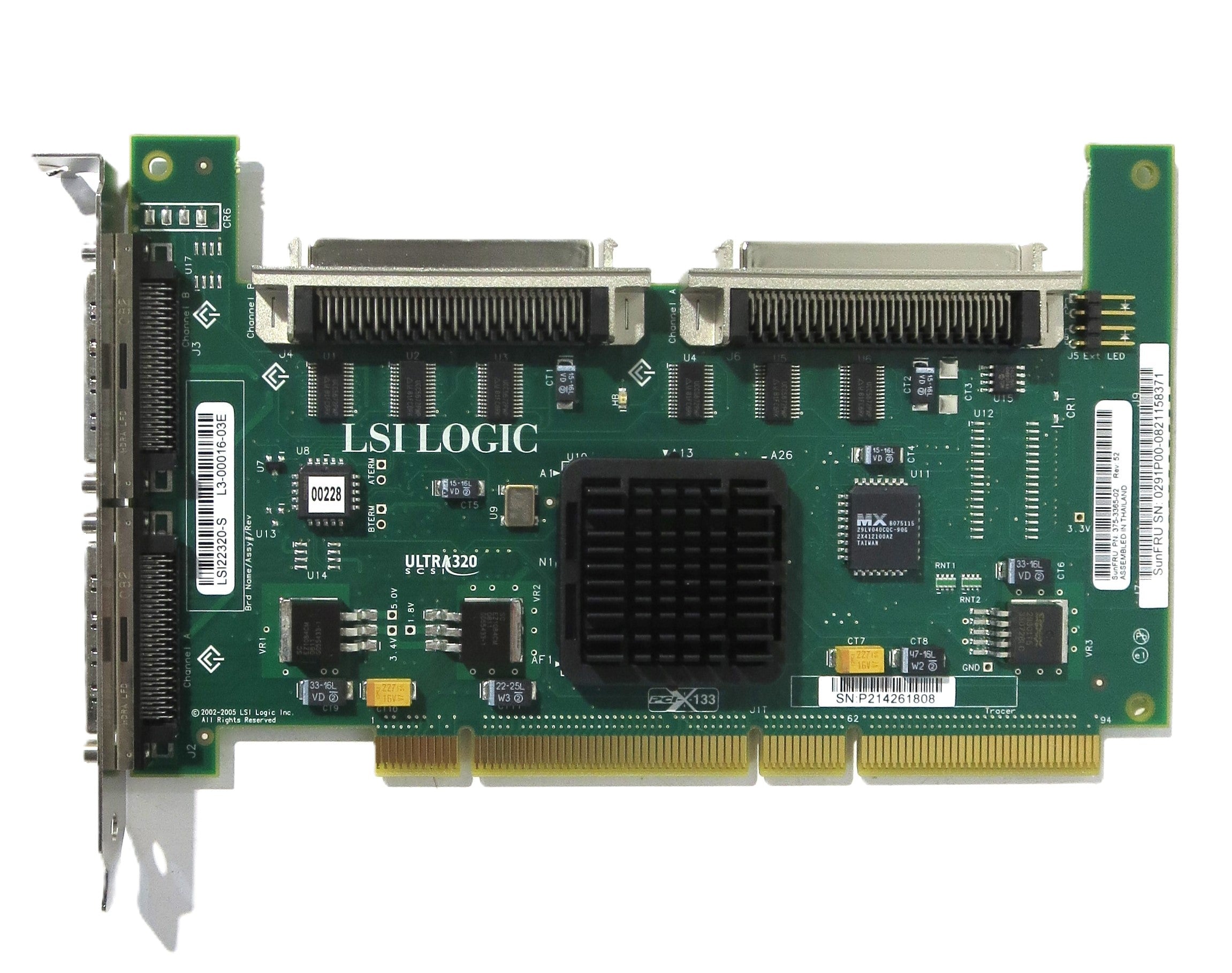 Dual Ultra320 SCSI Adapter