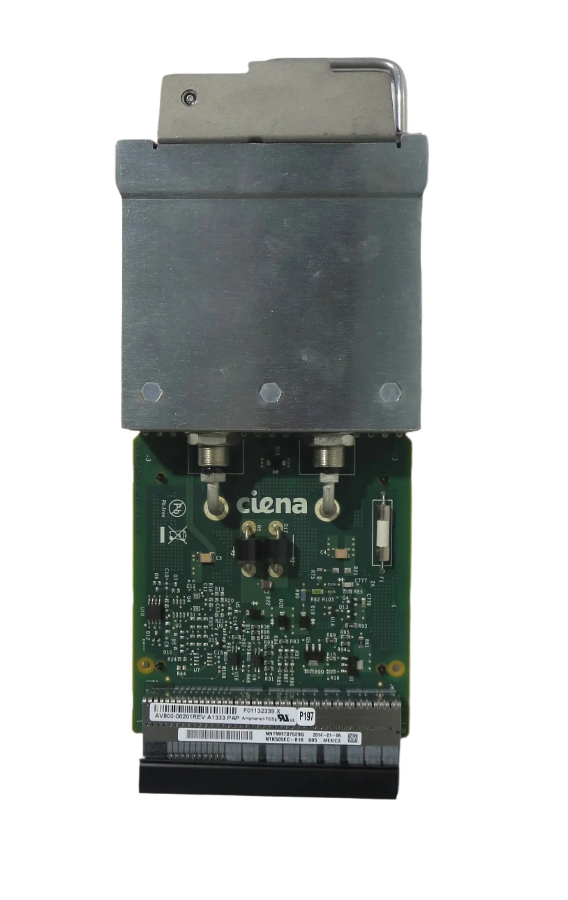 FUSED POWER INPUT CARD, 2-WIRE D-SUB INPUT, MAX 50A