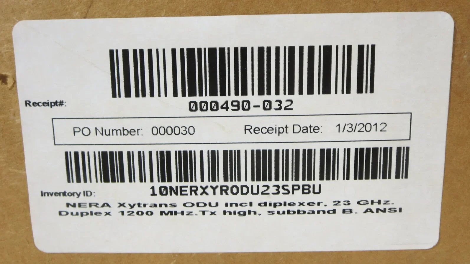 CERAGON Xytrans ODU incl diplexer, 23 GHz. Duplex 1200 MHz.T