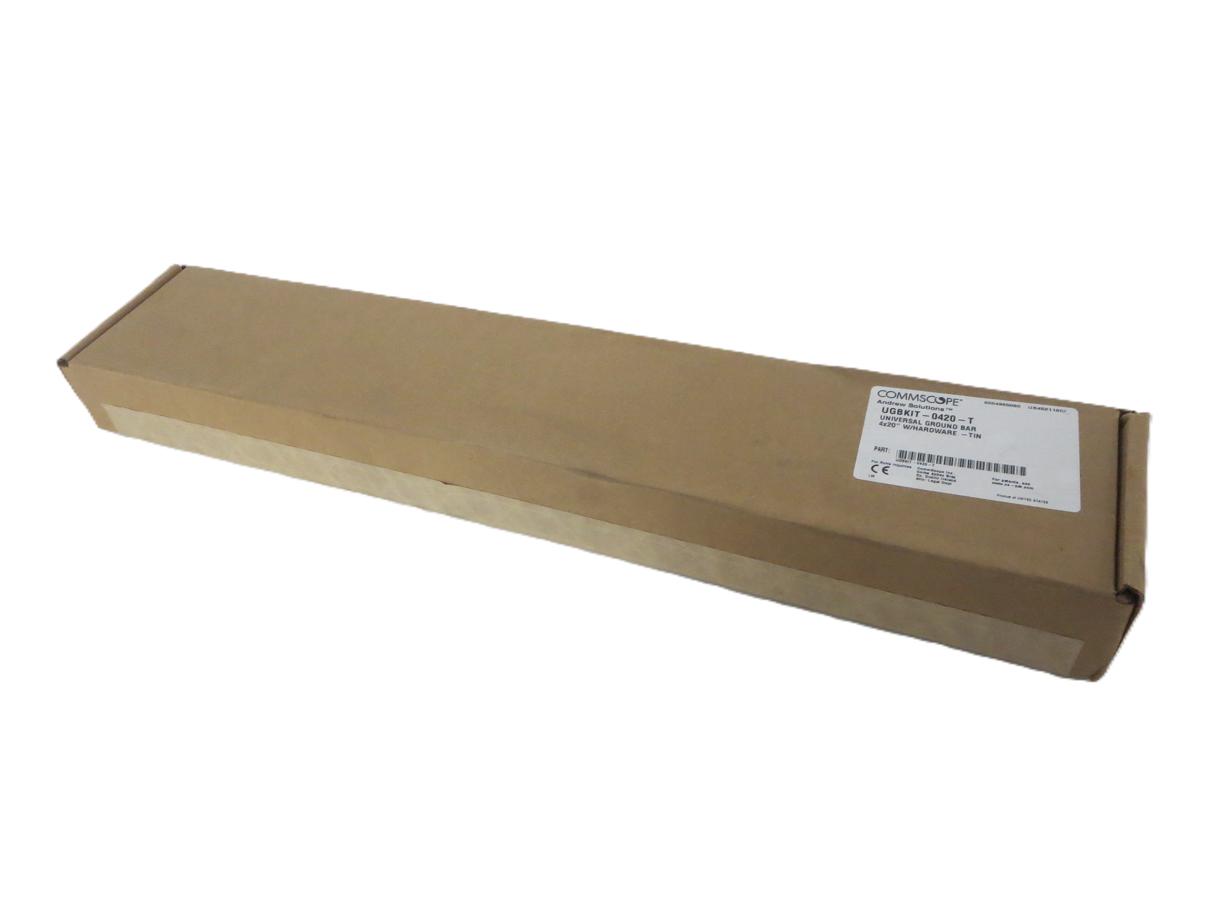 UNIVERSAL GROUD BAR 4x20" W/HARDWARE- TIN