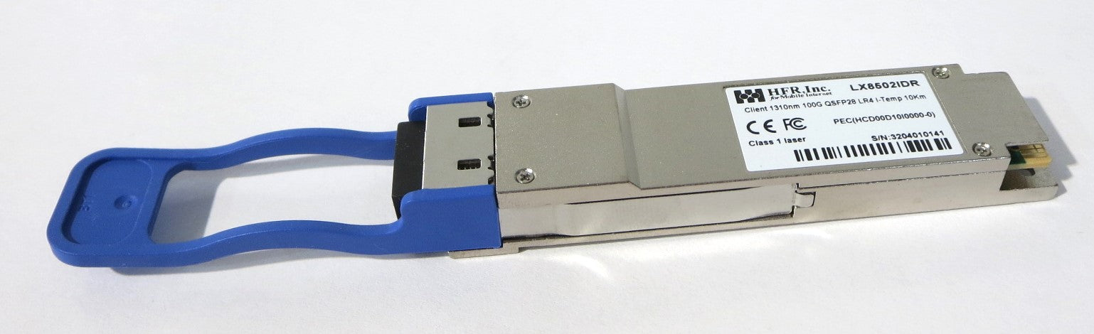 CLIENT 1310nm 100G QSFP28 LR4 I-TEMP 10km