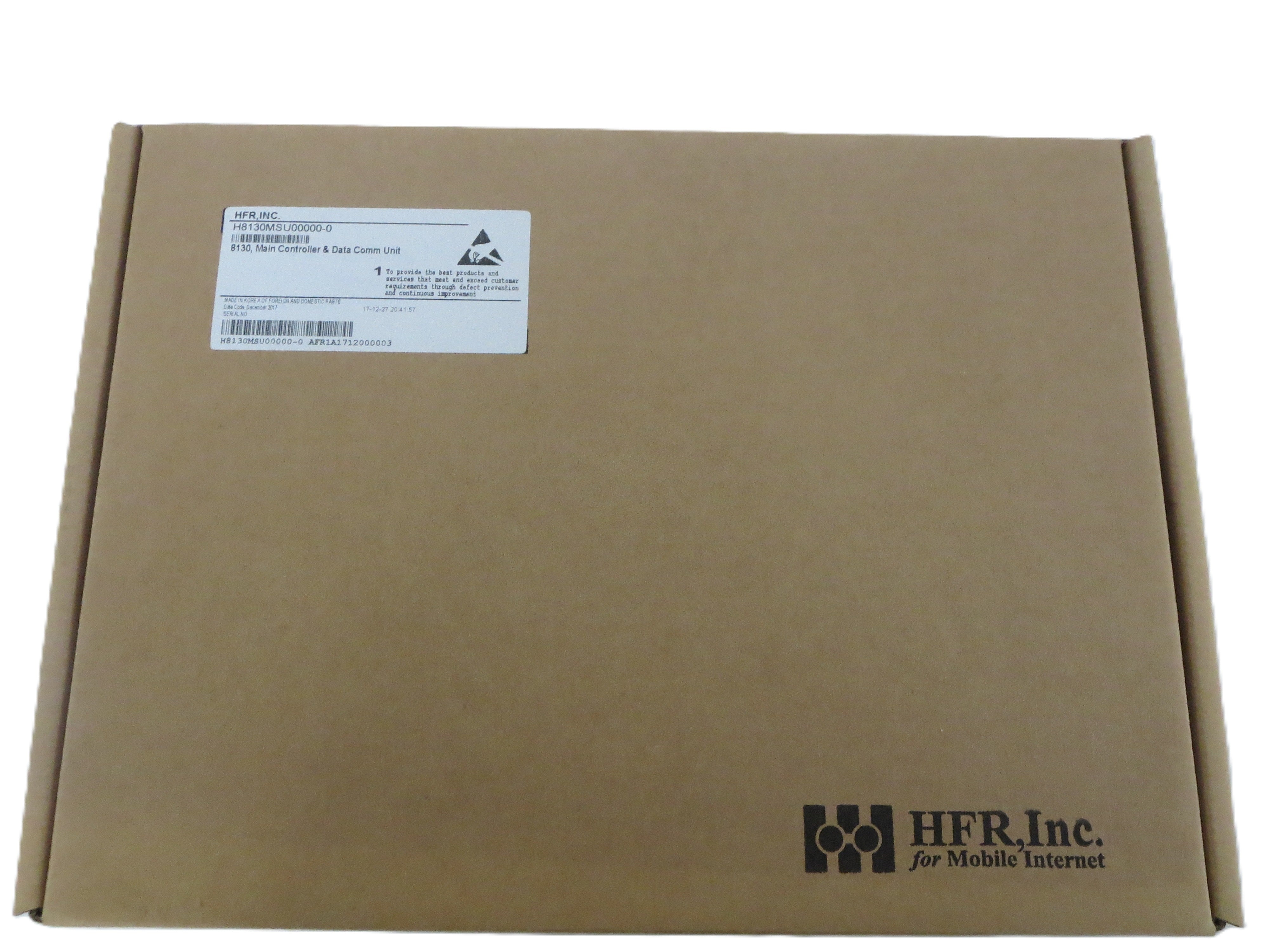 8130 MAIN CONTROLLER & DATA COMM UNIT