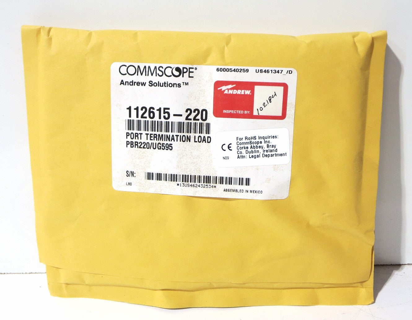 RAM Terminating Load for 18/23 GHz ValuLine Antennas