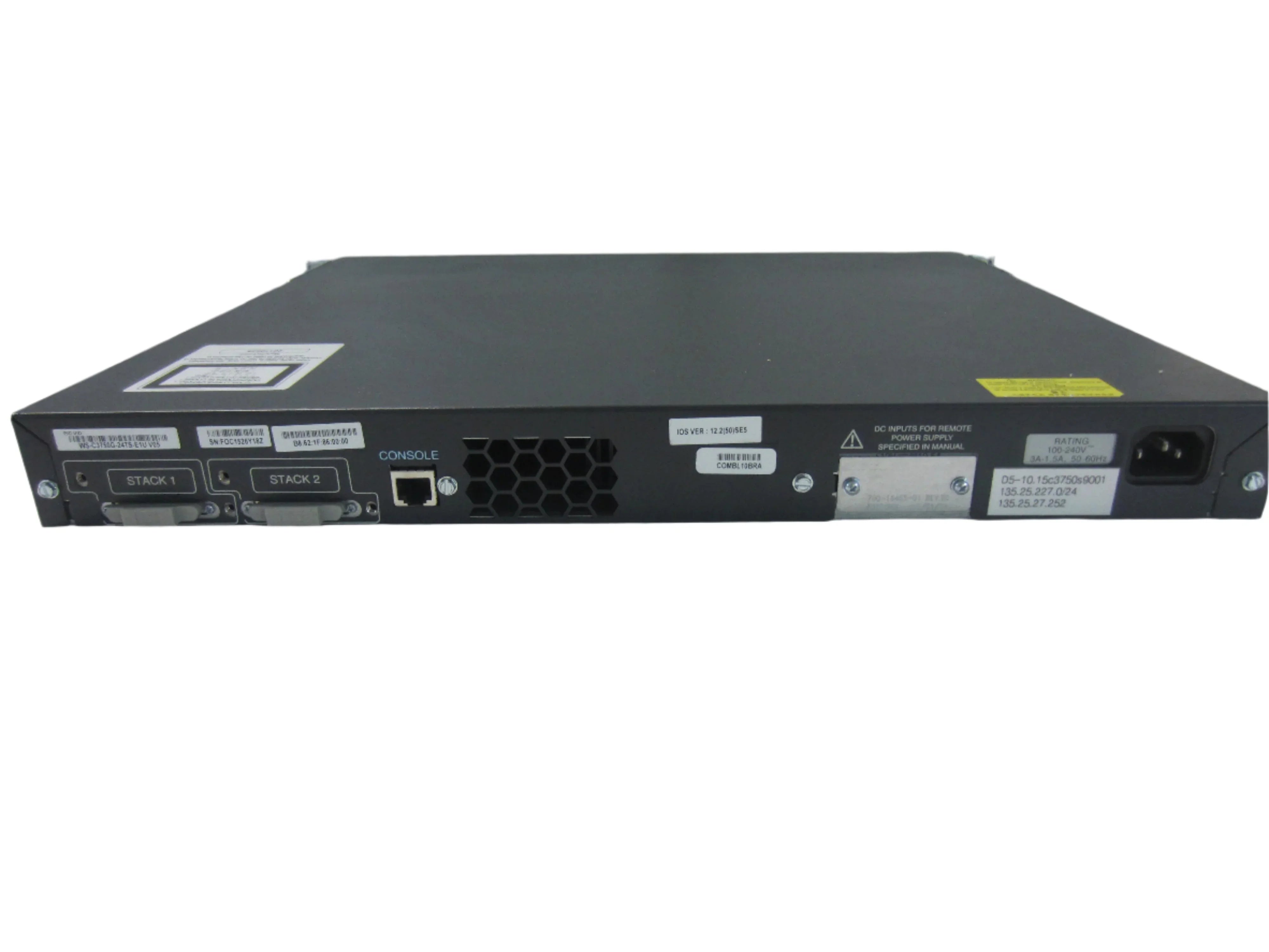 CATALYST 3750 SERIES SWITCH