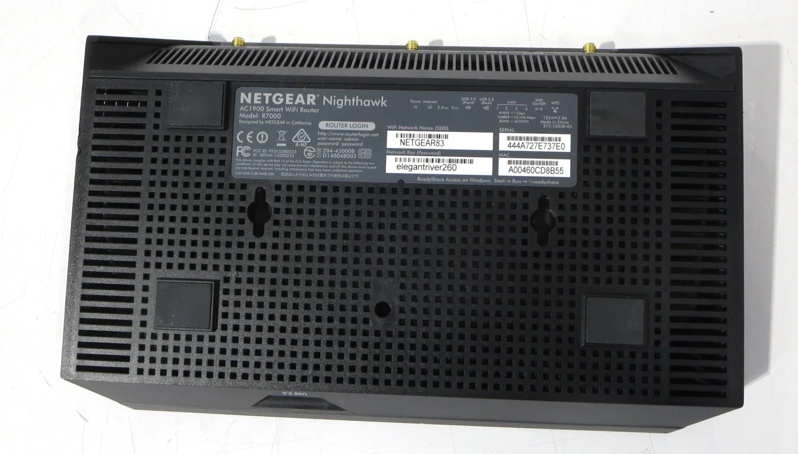 R7000 Nighthawk Smart Wi-Fi Router