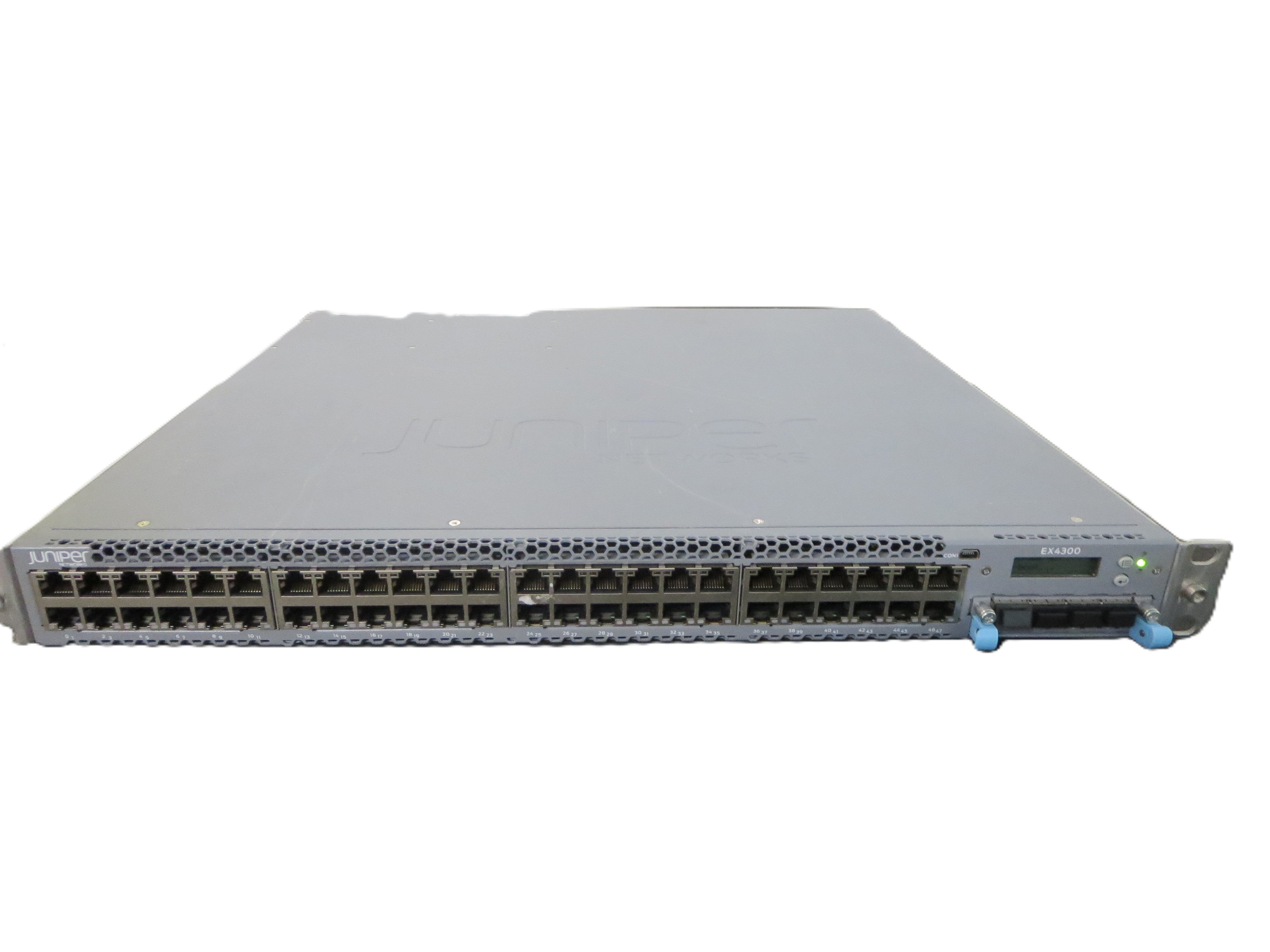 48 10/100/1000BASE-T Ethernet ports and four QSFP+ ports