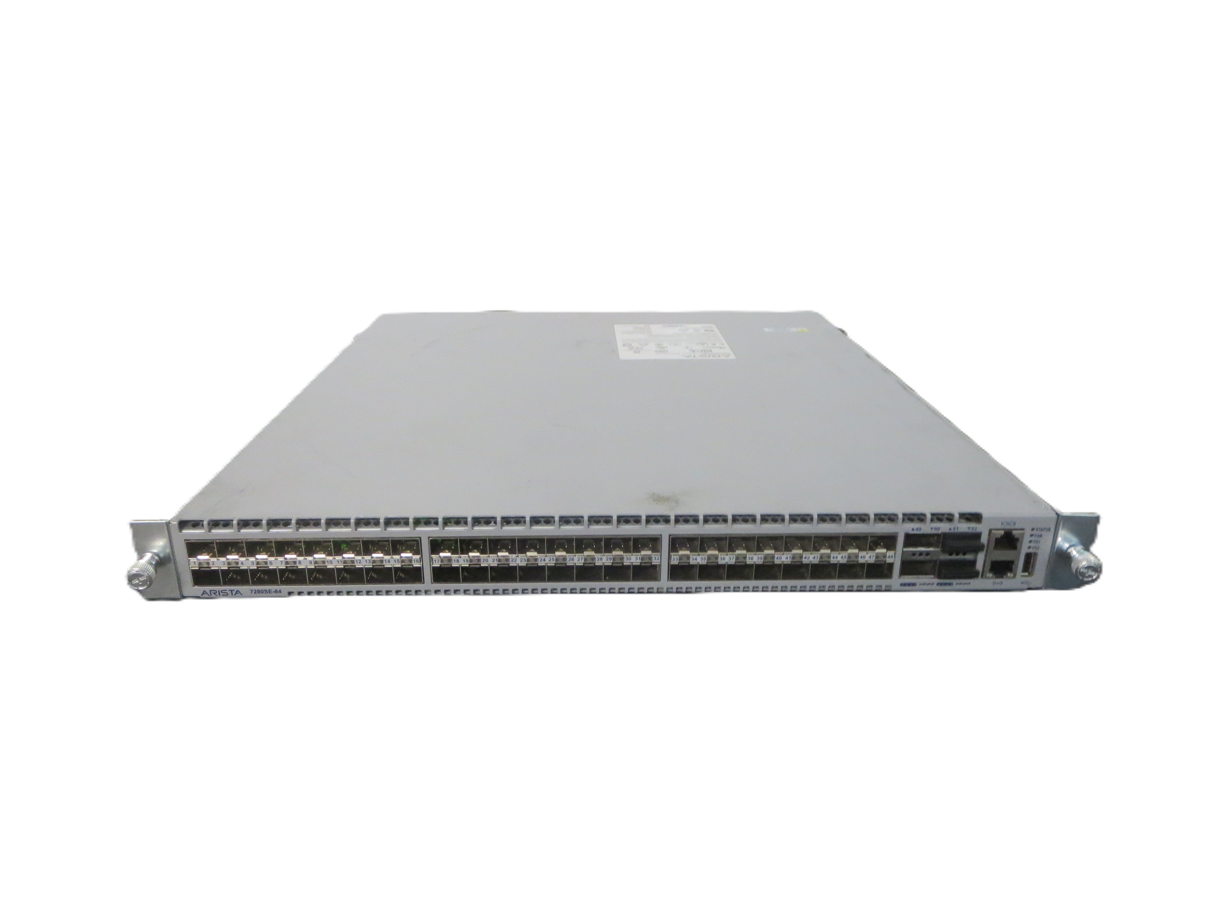 48-Port 10G SFP+ 4-Port 40Gb QSFP Back-to-Front Airflow Switch with Dual PSU