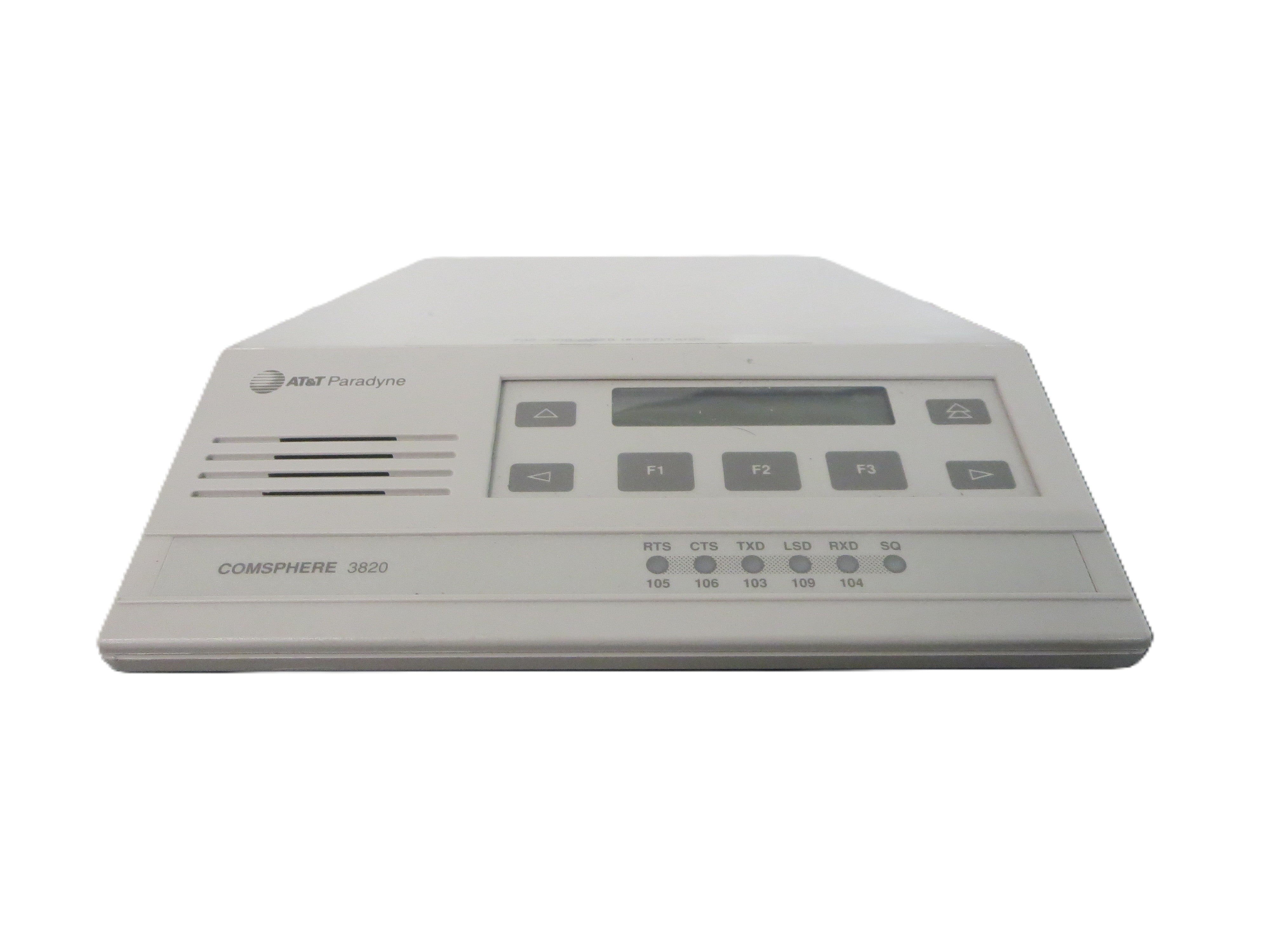Comsphere 3820 Modem
VAC 24 AMPS 0.5 HZ 60
