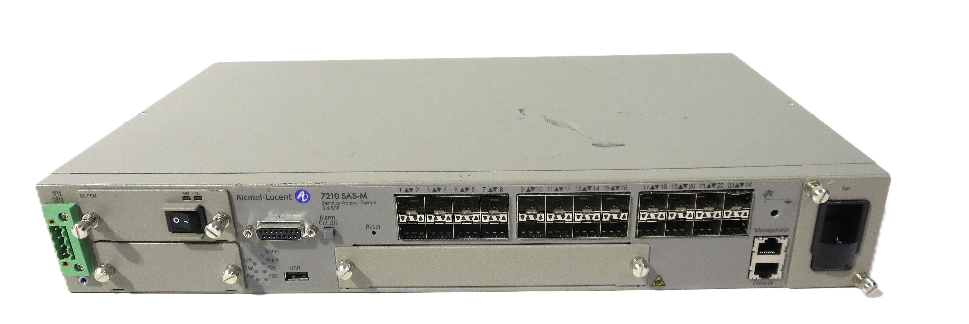 24-PORT SFP SERVICE ACCESS SWITCH W/ 2X DC POWER