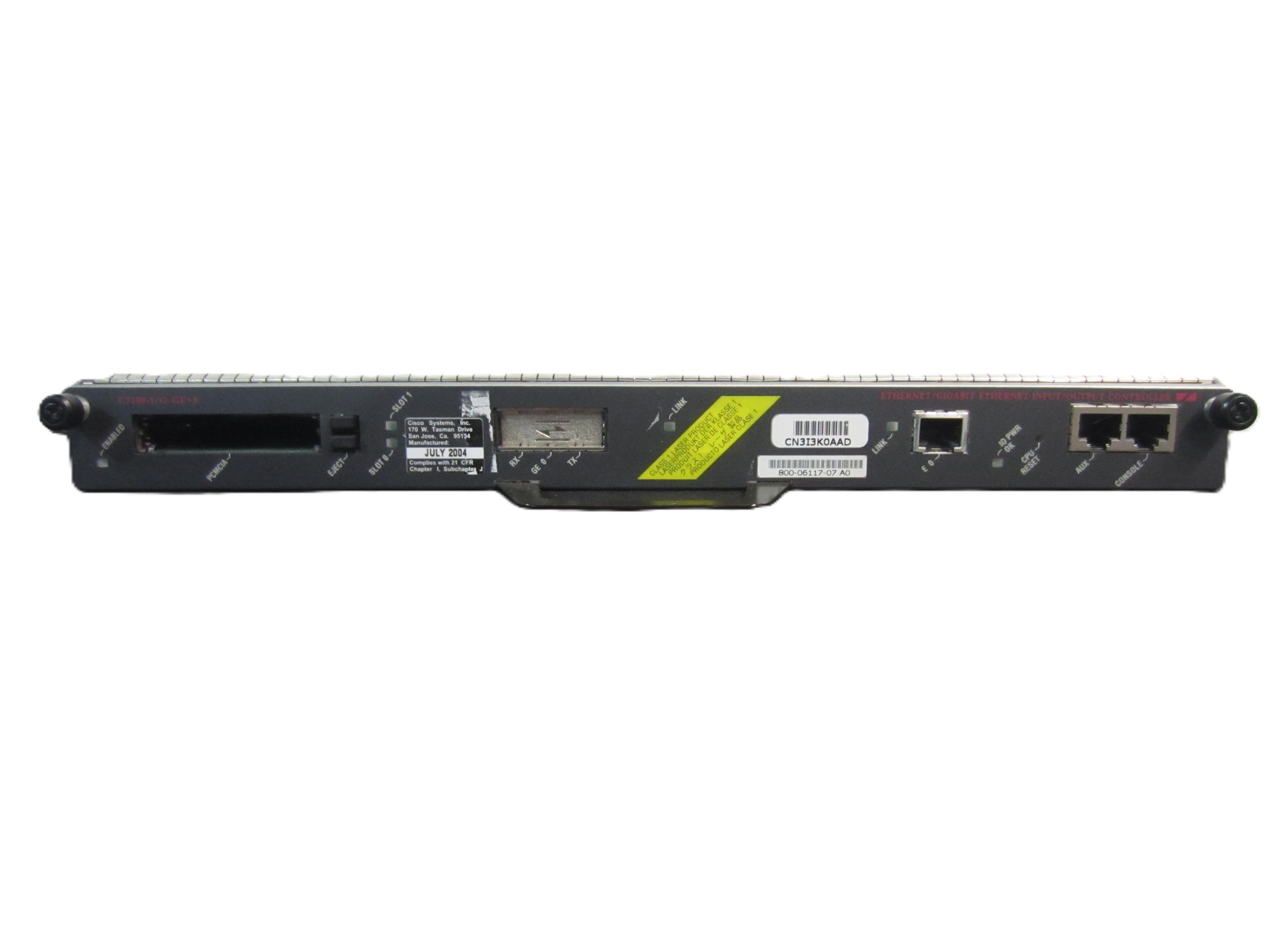 7200 Input/Output Controller with 1-Port Gigabit Ethernet and 1-Port Ethernet UPP.
800-06117-07
