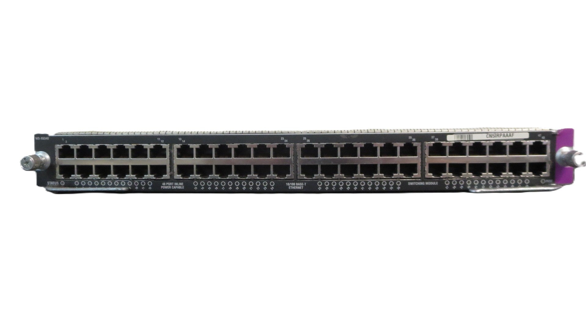 Catalyst 6500 48-port 10/100 module
800-08428-01