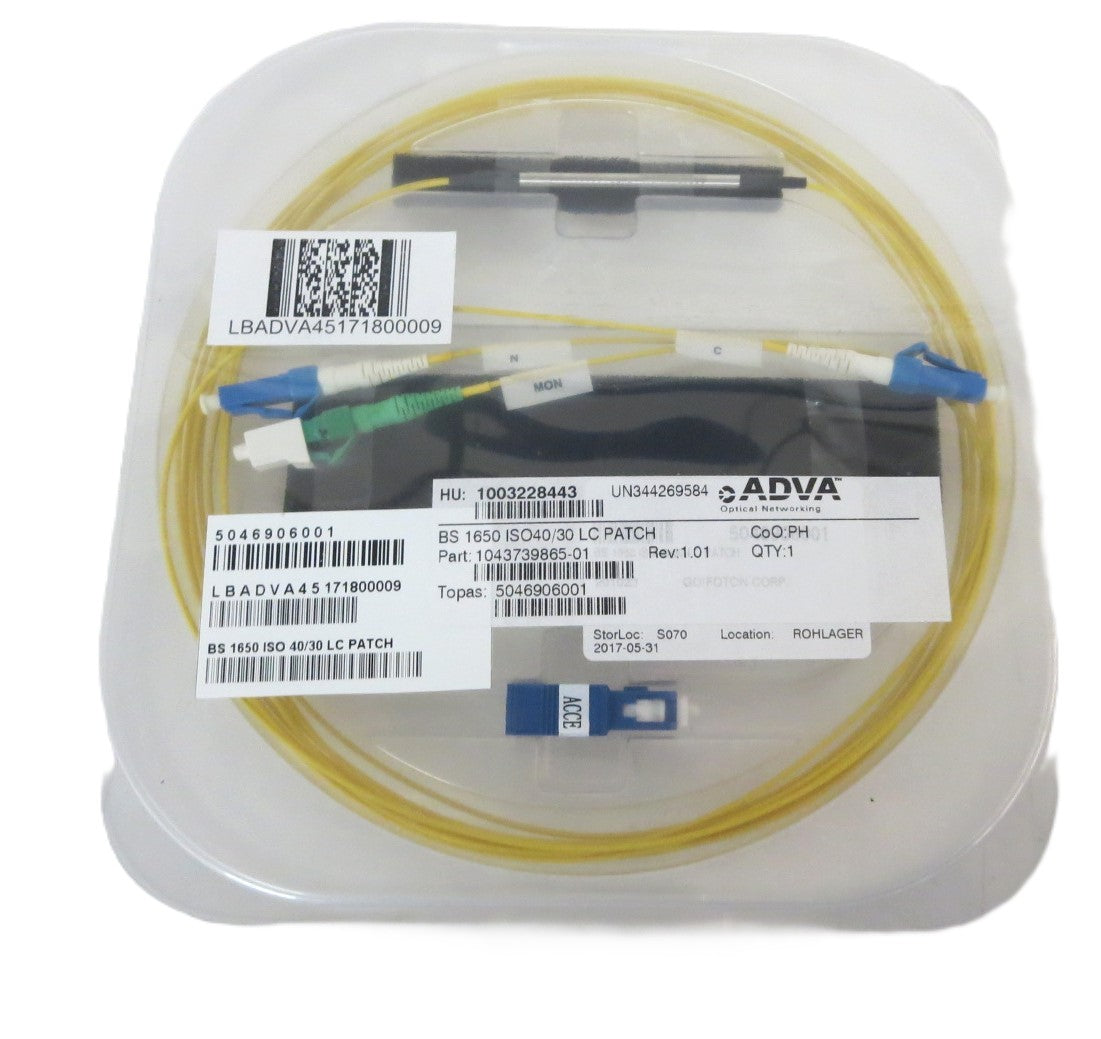 ALM WDM COUPLER Y-CABLE WITH 1X 1650 NM UPGRADE PORT 400 CM