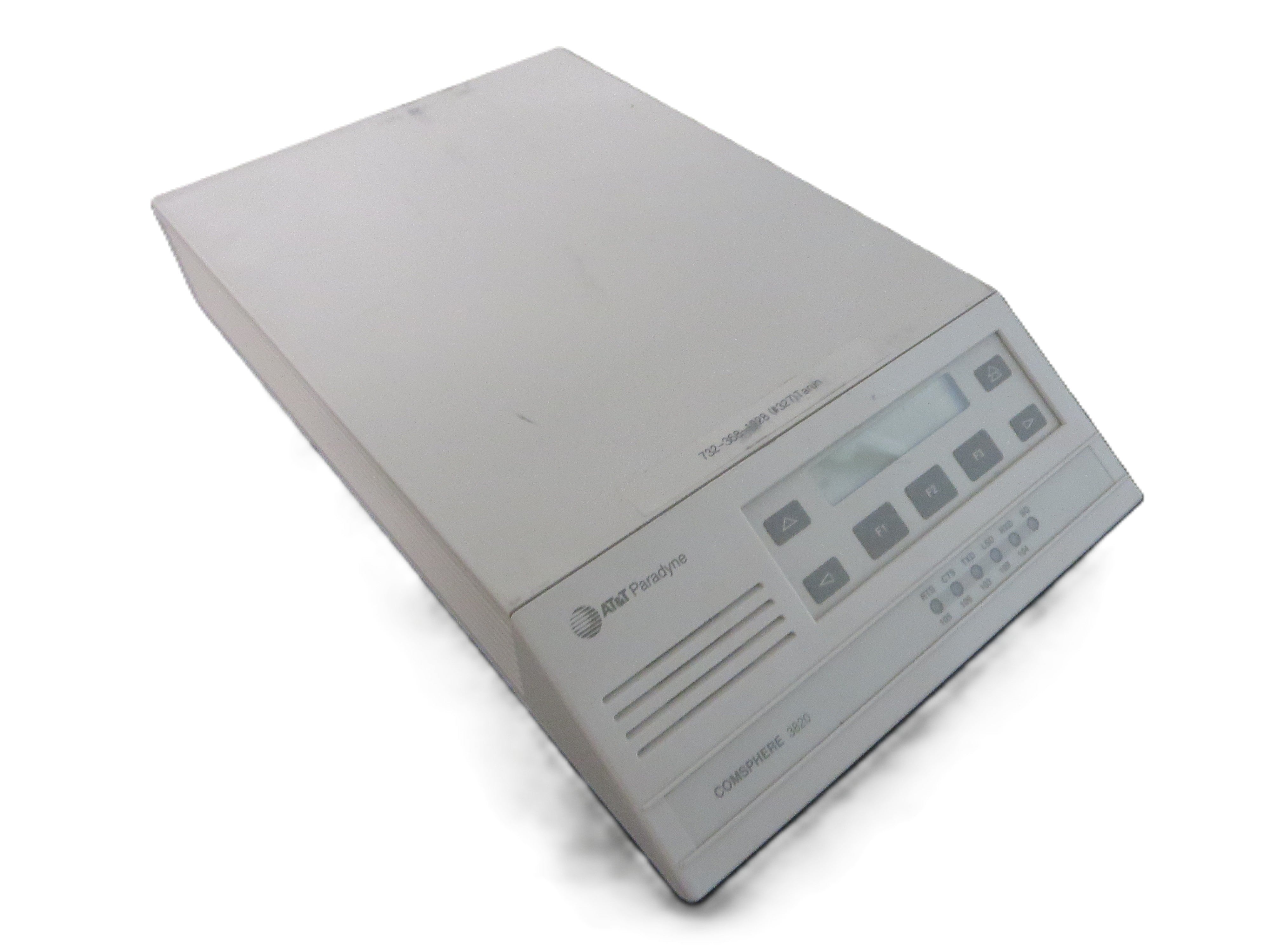 Comsphere 3820 Modem
VAC  24  AMPS  0.5  HZ  60